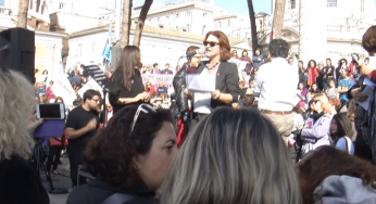 Donne in piazza a Roma contro dl Pillon
