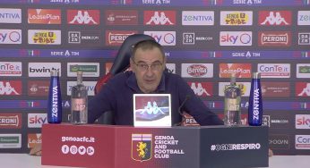 Genoa-Juve, Sarri: “I gol di Ronaldo e Dybala due perle, individualità fondamentali”