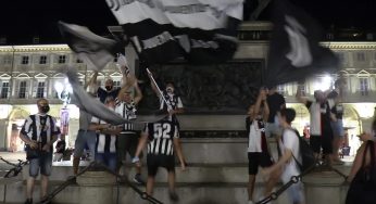 Juve, festeggiamenti contenuti a Torino per lo scudetto: “Poca soddisfazione”