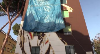 Roma, al Tufello inaugurato murale in onore di Gigi Proietti