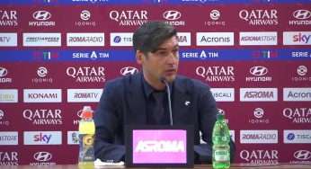 Roma-Sassuolo, Fonseca: “Arbitraggio? Gli episodi parlano da soli”