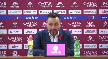 Roma-Sassuolo, De Zerbi: “Non mi è piaciuto il secondo tempo”