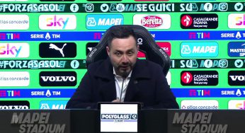 Sassuolo-Milan, De Zerbi: “Approccio sbagliato, è mancata convinzione”