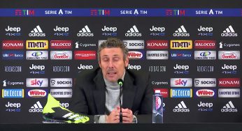 Juve-Udinese, Gotti: “Ci siamo fatti tre gol da soli, sbagliamo tanto sottoporta”