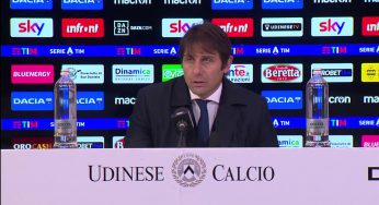 Inter, Conte: “Nervoso? Pochi quattro minuti di recupero”