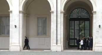 Consultazioni, l’arrivo della delegazione del centrodestra al Quirinale