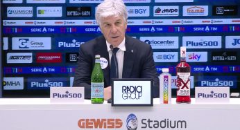 Gasperini: “Penalizzati da errori ma Atalanta ha mostrato buona condizione”