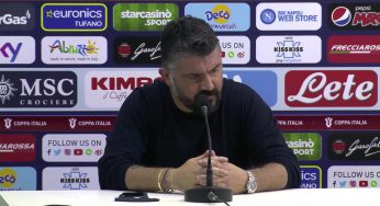 Napoli, Gattuso: “La Squadra mi è piaciuta, vorrei avere meno infortunati”