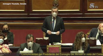 Siparietto Draghi-Casellati: “Forse la presidente mi ha tolto parola”