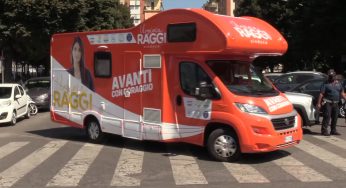 Comunali, Raggi al Parco della Caffarella per un pic nic con sostenitori