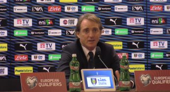 Calcio, Mancini: “Sono sicuro che andremo al Mondiale”
