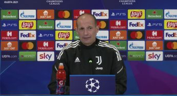 Champions League, Allegri: “Chiudiamo bene, più sereni se continui a vincere”