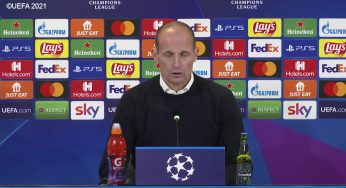 Champions League, Allegri: “Bene per il primo posto, ma non mi è piaciuta la ripresa”