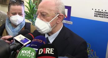Campania Teatro Festival, De Luca: “Vi è più iniziativa culturale qui da noi che in altre regioni”