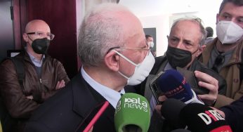 Turismo, De Luca: “Pesante ricaduta economica, causa guerra, sulla costiera sorrentina”