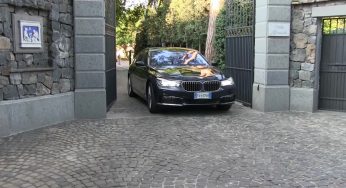 Centrodestra di governo lascia Villa Grande per incontrare Mario Draghi a palazzo Chigi