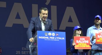 Elezioni, Salvini: “Ho bloccato sbarchi e non vedo l’ora di tornare a farlo da premier”