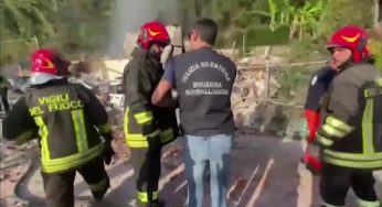 Esplosione di una palazzina a Lucca, una vittima e tre feriti