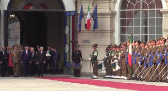 Torino, il Presidente Mattarella inaugura anno accademico degli istituti dell’Esercito