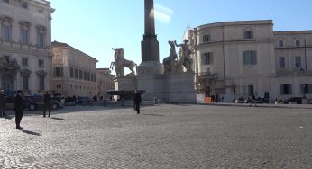 Governo: il Presidente della Camera dei deputati Lorenzo Fontana arriva al Quirinale