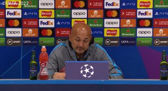Champions League, Spalletti: “Negli ultimi dieci minuti ci siamo abbassati troppo”