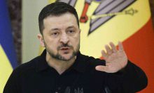 Il presidente dell'Ucraina Volodymyr Zelensky