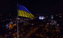 La bandiera dell'Ucraina