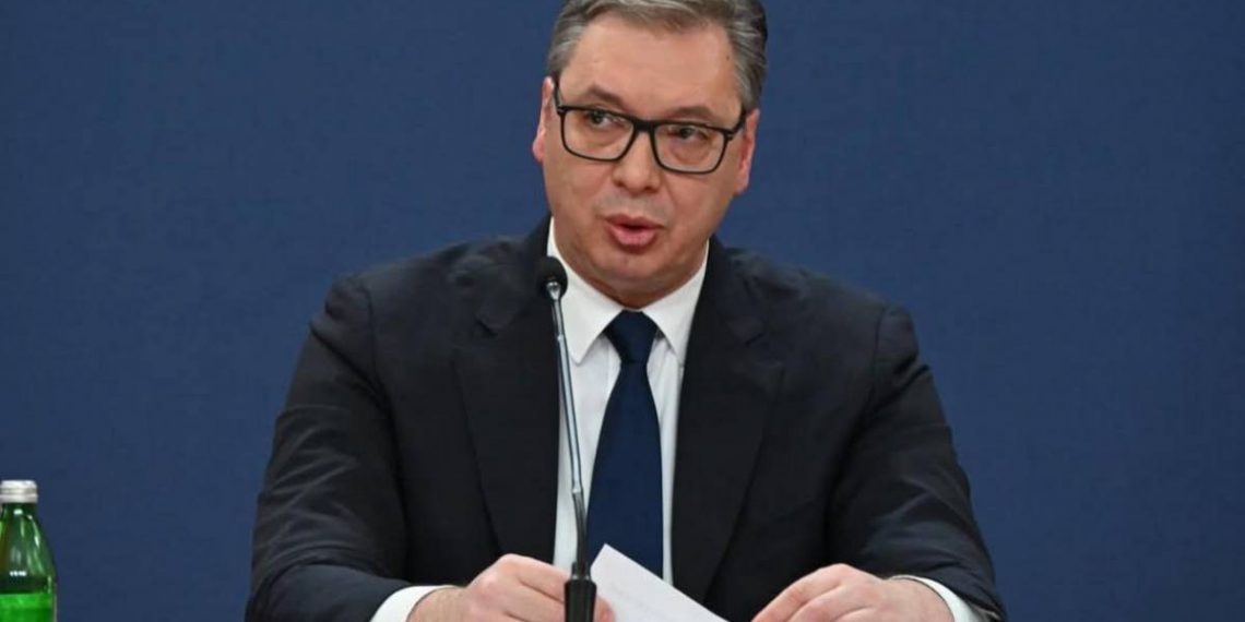 Il presidente della Serbia, Aleksandar Vučić
