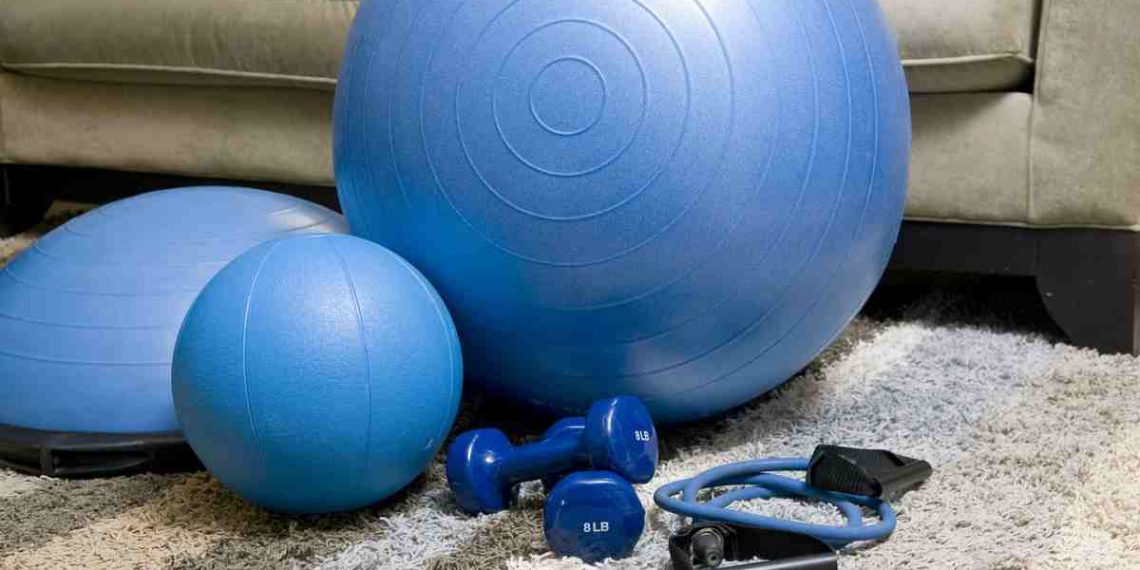 Degli attrezzi usati in palestra
