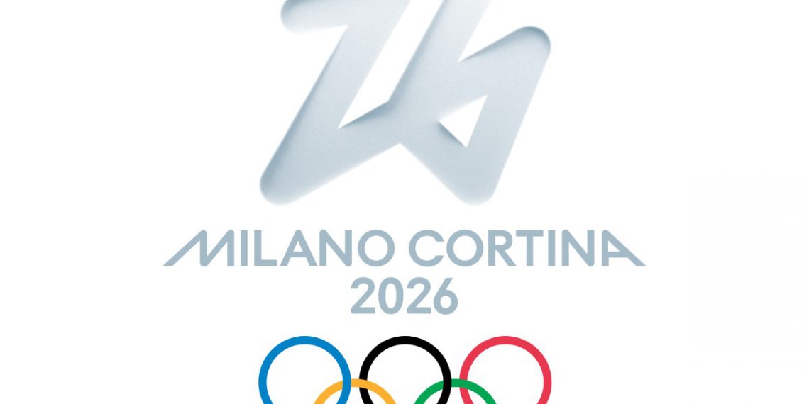 Il logo delle Olimpiadi di Milano Cortina