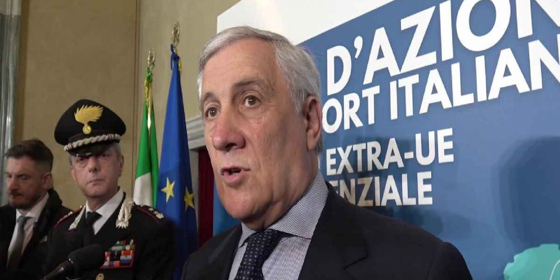 Il ministro Tajani