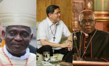 Peter Turkson, Luis Antonio Tagle e Robert Sarah