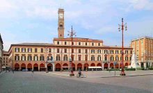 Piazza Aurelio Saffi a Forlì
