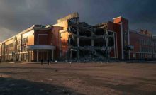 Un centro commerciale di Mosca distrutto dalle esplosioni