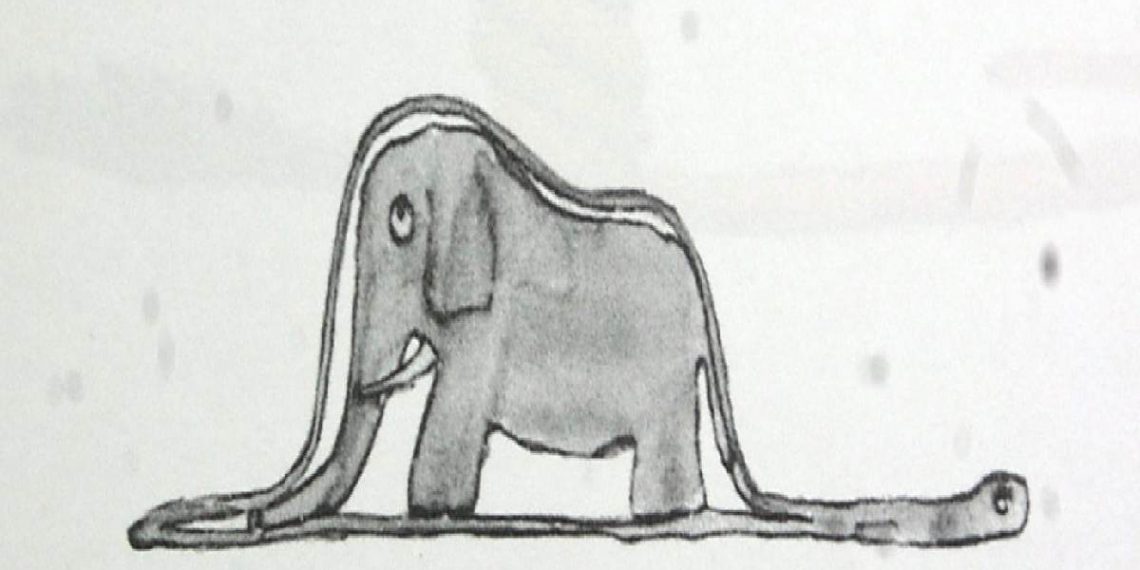 Una delle illustrazioni presenti nel Piccolo Principe